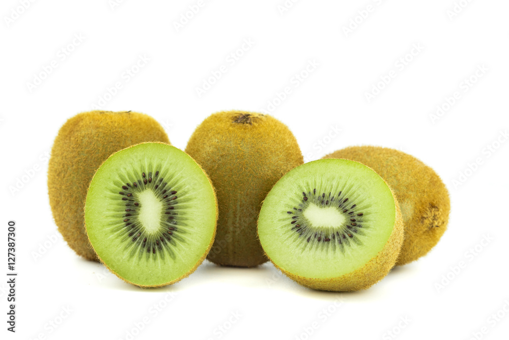 Kiwi fruit isolated on white background cutout Kiwi fruit isolated on white background cutout