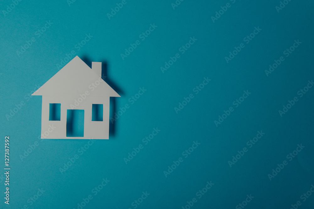 House shaped paper cutout House shaped paper cutout