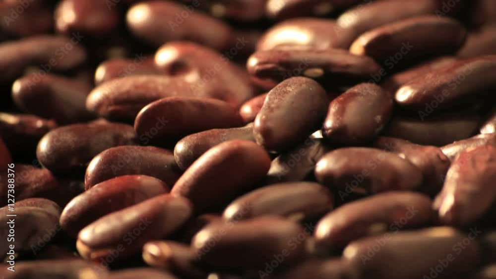 Red beans tracking shot