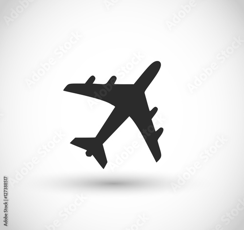 Plane icon vector