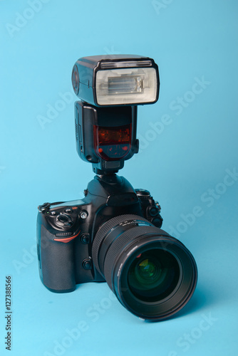 Professional modern DSLR camera