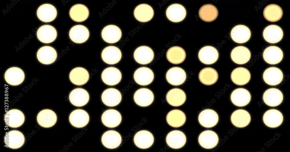 Lightwall with Flashing Lights
