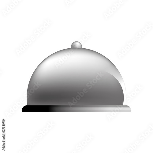 restaurant dome cloche icon vector illustration graphic design