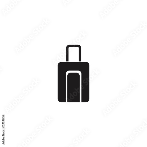 luggage icon illustration