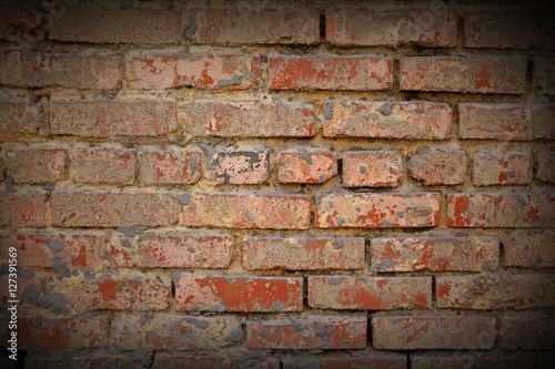 Background of dirty brick wall