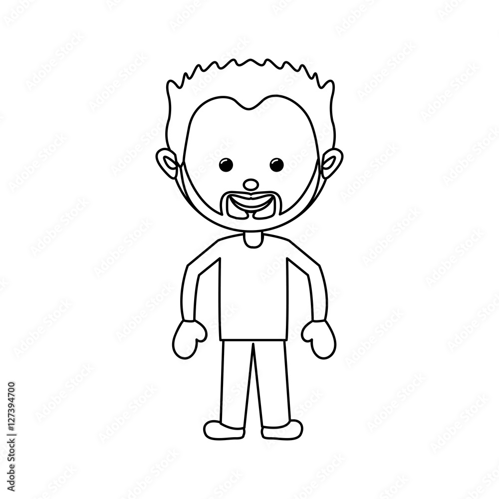 man character icon image vector illustration design man character icon image vector illustration design