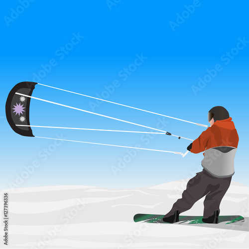 Snowkiting