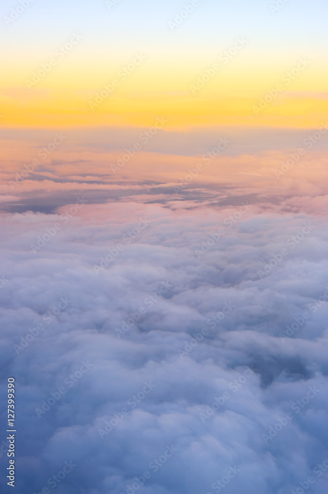 View above clouds