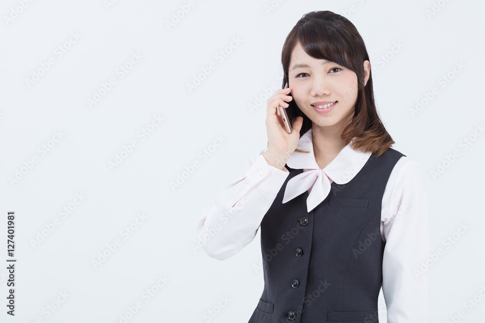 スマートフォン・女性 スマートフォン・女性