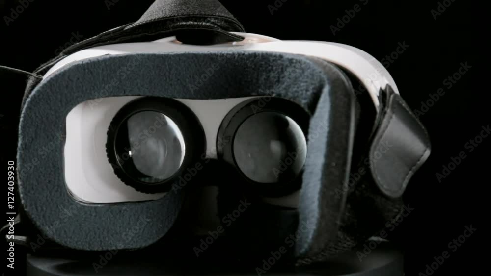 virtual glasses are rotated on a black background virtual glasses are rotated on a black background