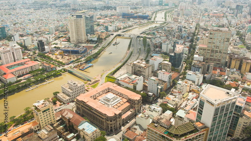 Saigon city. The view from the heights.