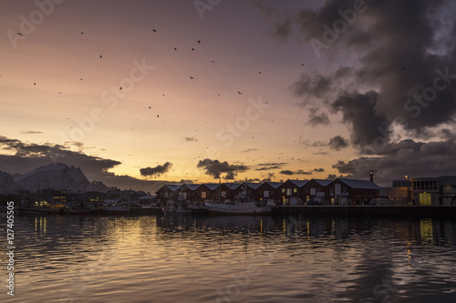 Sonnenuntergang in Nordnorwegen