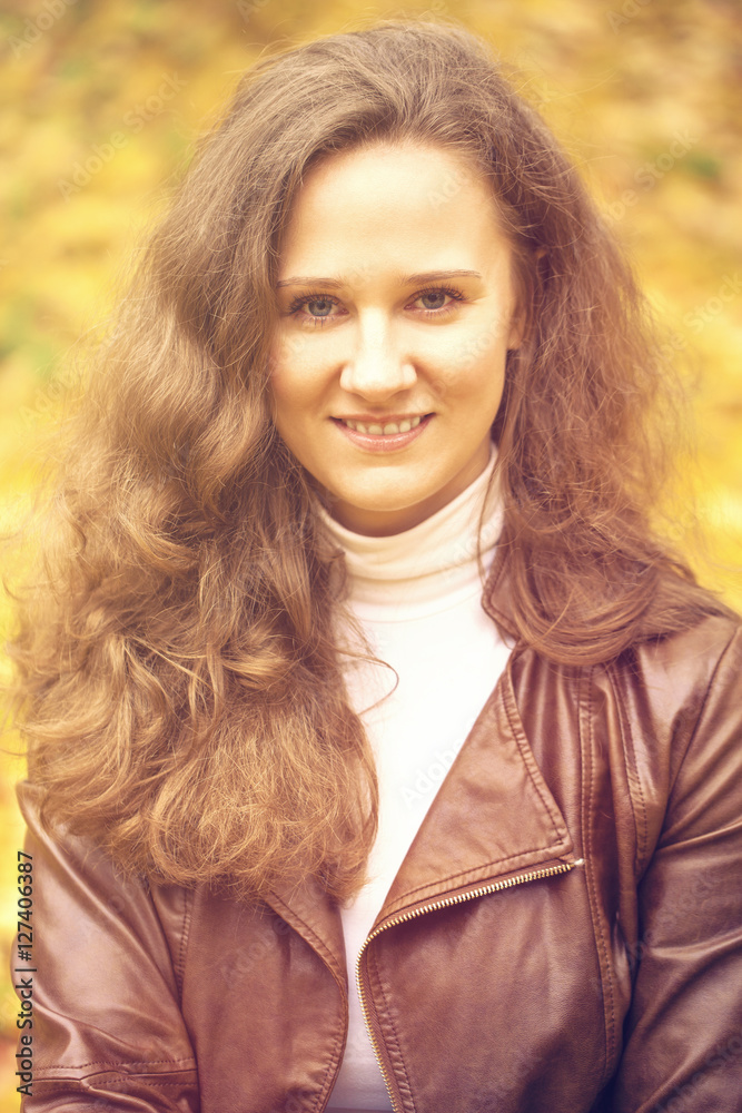 Portrait of beautiful young happy woman Portrait of beautiful young happy woman