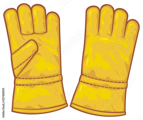 leather protective gloves