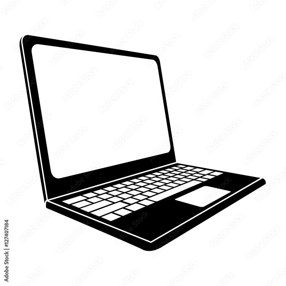 laptop sideview icon image vector illustration design laptop sideview icon image vector illustration design
