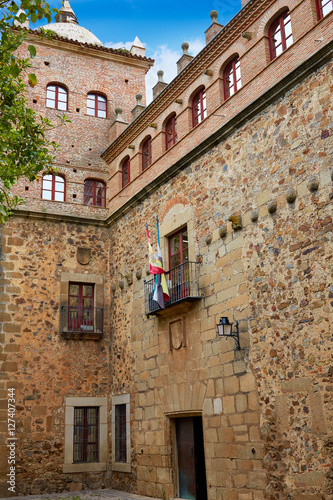 Fototapeta Naklejka Na Ścianę i Meble -  Romero Moctezuma house in Caceres Spain