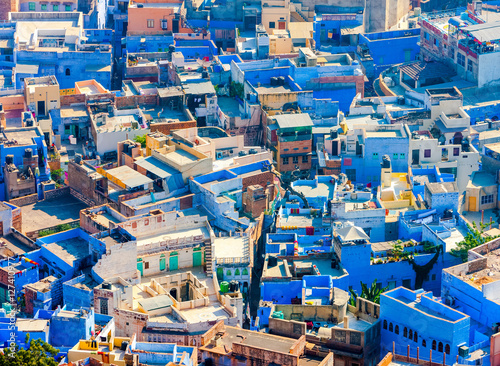 Jodhpur, the Blue City of Rajasthan, India photo