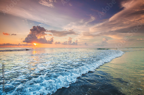 Sunset over sea on Bali © yellowj