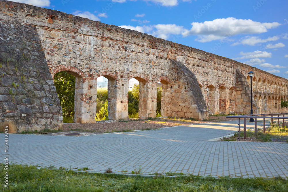 Acueducto San Lazaro in Merida Badajoz aqueduct