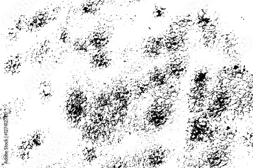 Abstract black sponge stains texture. Design for your brushes and grunge effects.