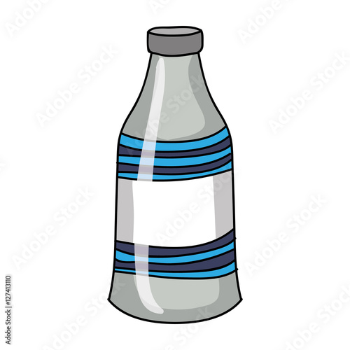 milk bottle icon image vector illustration design