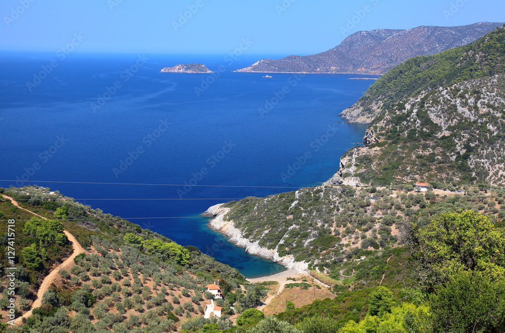 Coastline Alonissos,Greece