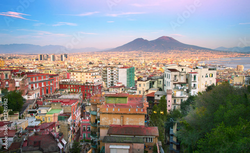 Naples cityscape, Italy