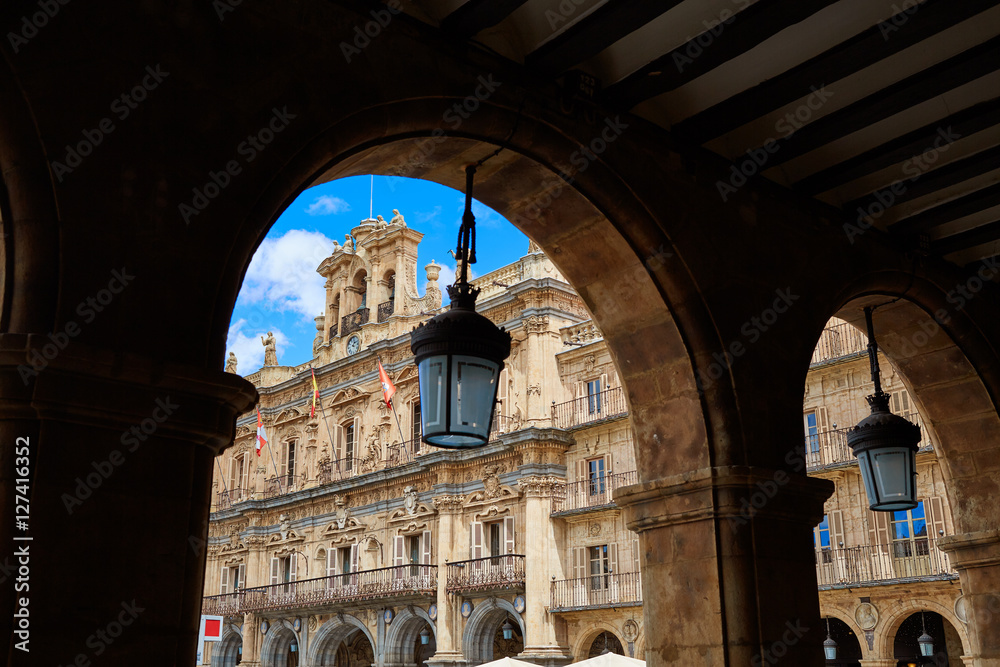 Salamanca Plaza Mayor in Spain