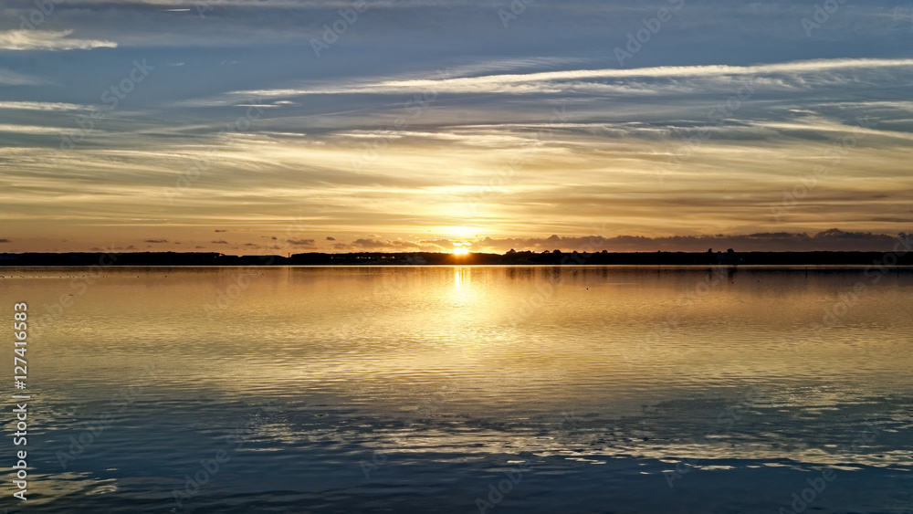 golden sunset picture