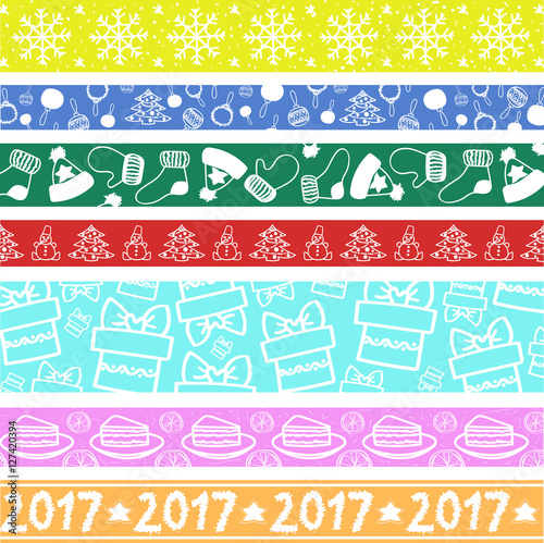  Christmas ribbon