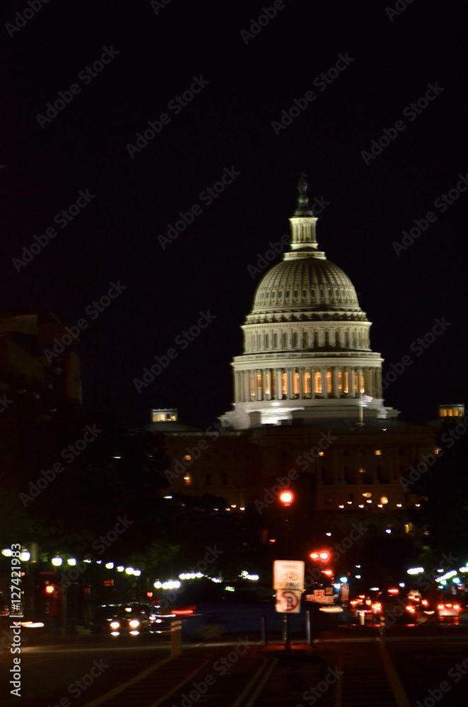 Capitol hill night