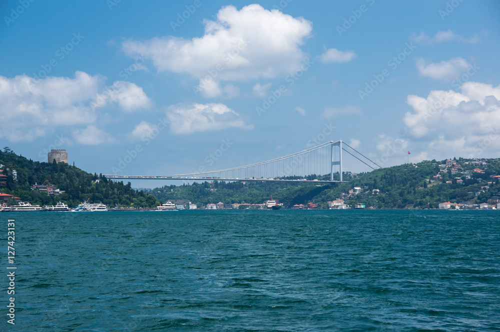 Bosphorus bridge in Istanbul