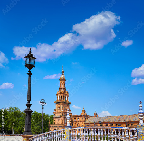 Seville Sevilla Plaza Espana Andalusia Spain