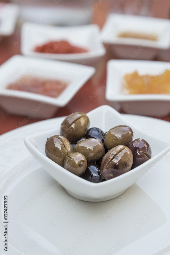 Fototapeta premium Mediterranean breakfast on table