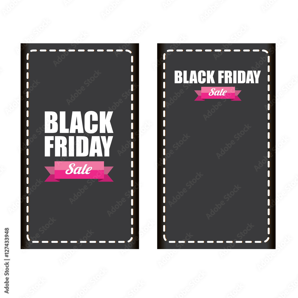 vector Black Friday sale poster or banner