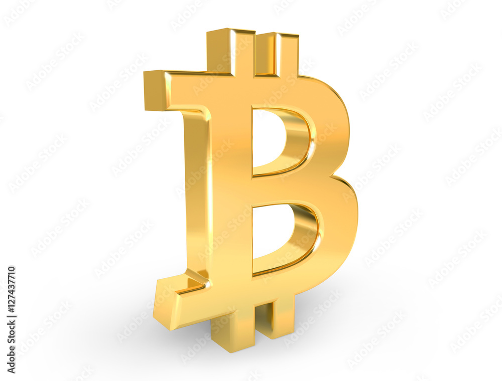 Bitcoin gold sign. 3D rendering. Bitcoin gold sign. 3D rendering.
