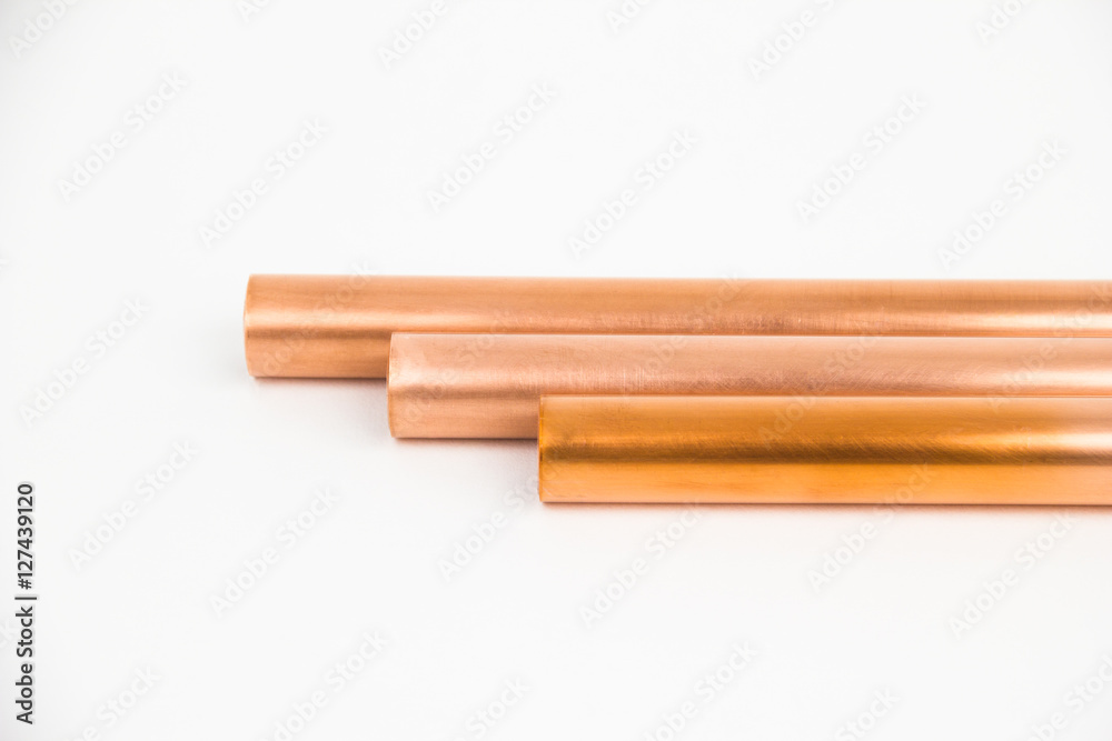 The copper pipes