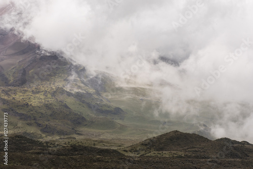 Volcano Cotopaxi National Park in Ecuador South America