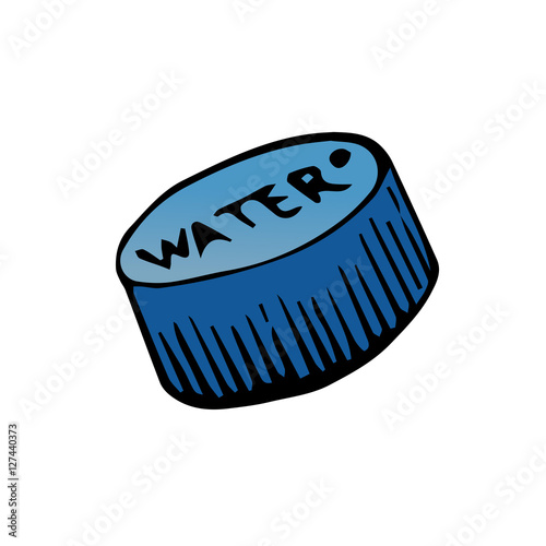 cork from the bottle vector scetch