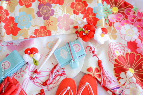 Japanese Kimono for 753 festival