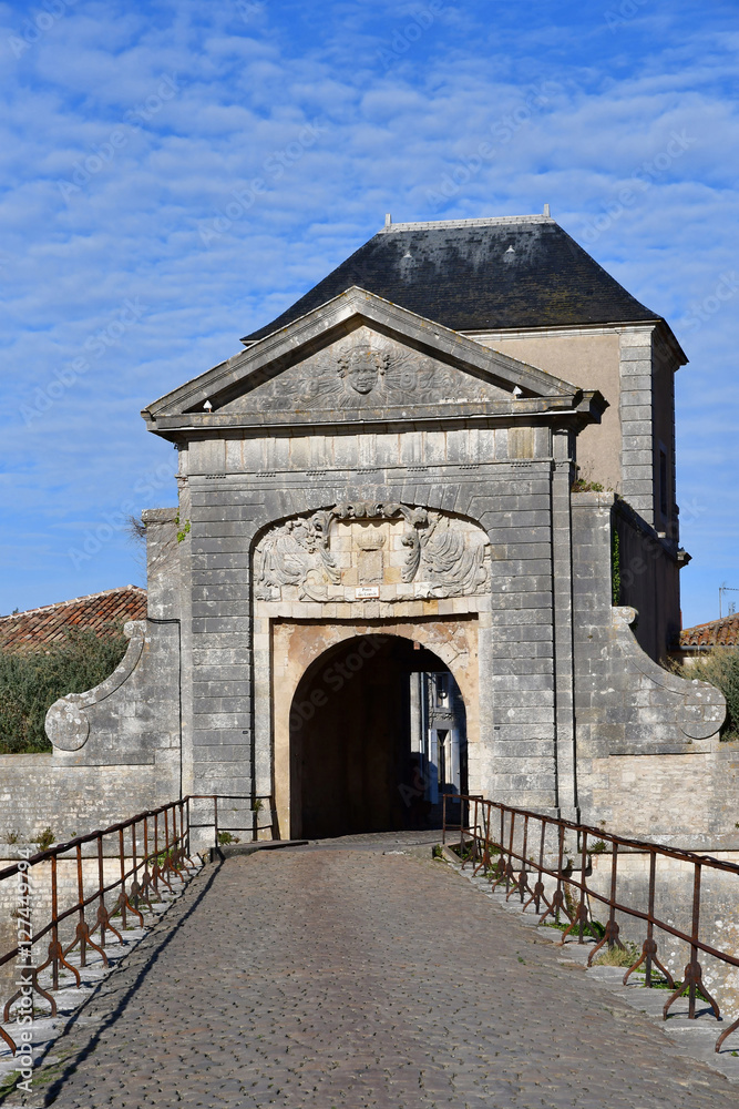 Saint Martin de Re, France - september 26 2016 : fortifications
