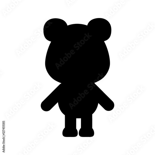 bear animal icon image vector illustration design 