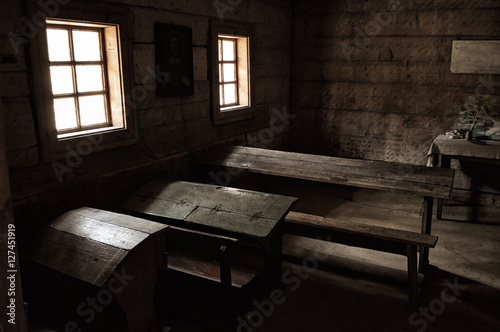 Vintage interior classrooms of the national Museum of rural life in Ukraine