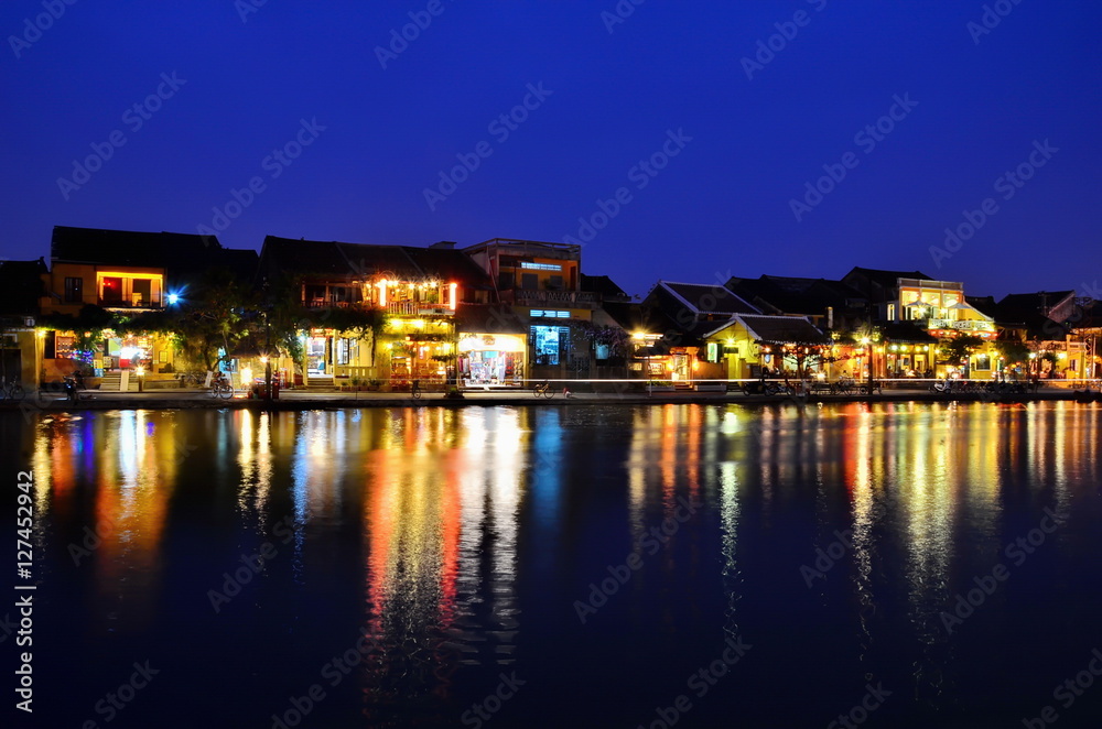 Hoi An old town. Hoi An is a popular tourist destination of Asia. Hoian is recognized as a World Heritage Site by UNESCO