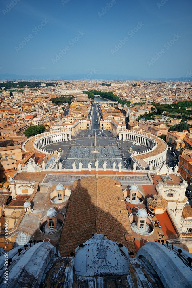Fototapeta premium Rome city panoramic view