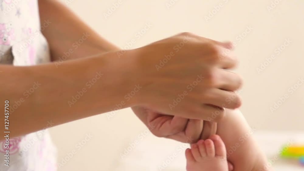 The children's therapy massage.