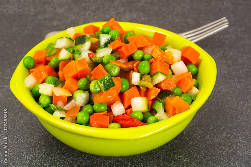 Ragout of Celery, Carrots, Peas, Sweet Pepper and Tomato Ragout of Celery, Carrots, Peas, Sweet Pepper and Tomato