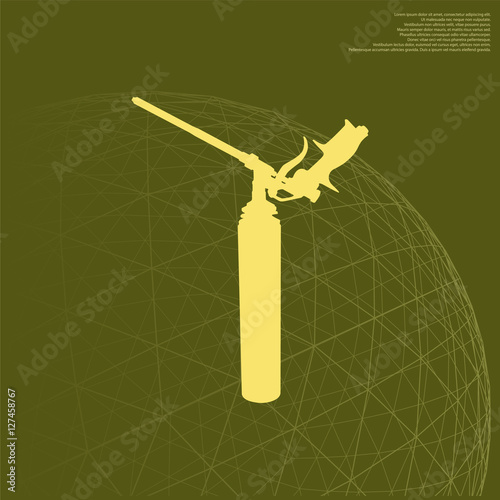 Foam gun icon