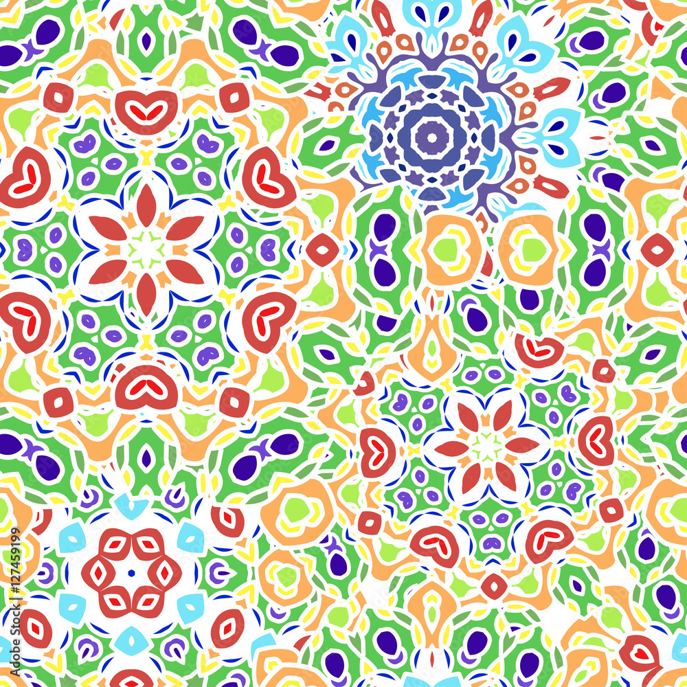 Fototapeta premium Mandala pattern for printing on fabric or paper.