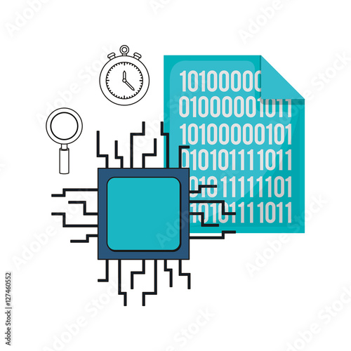 big data related icons image vector illustration design 